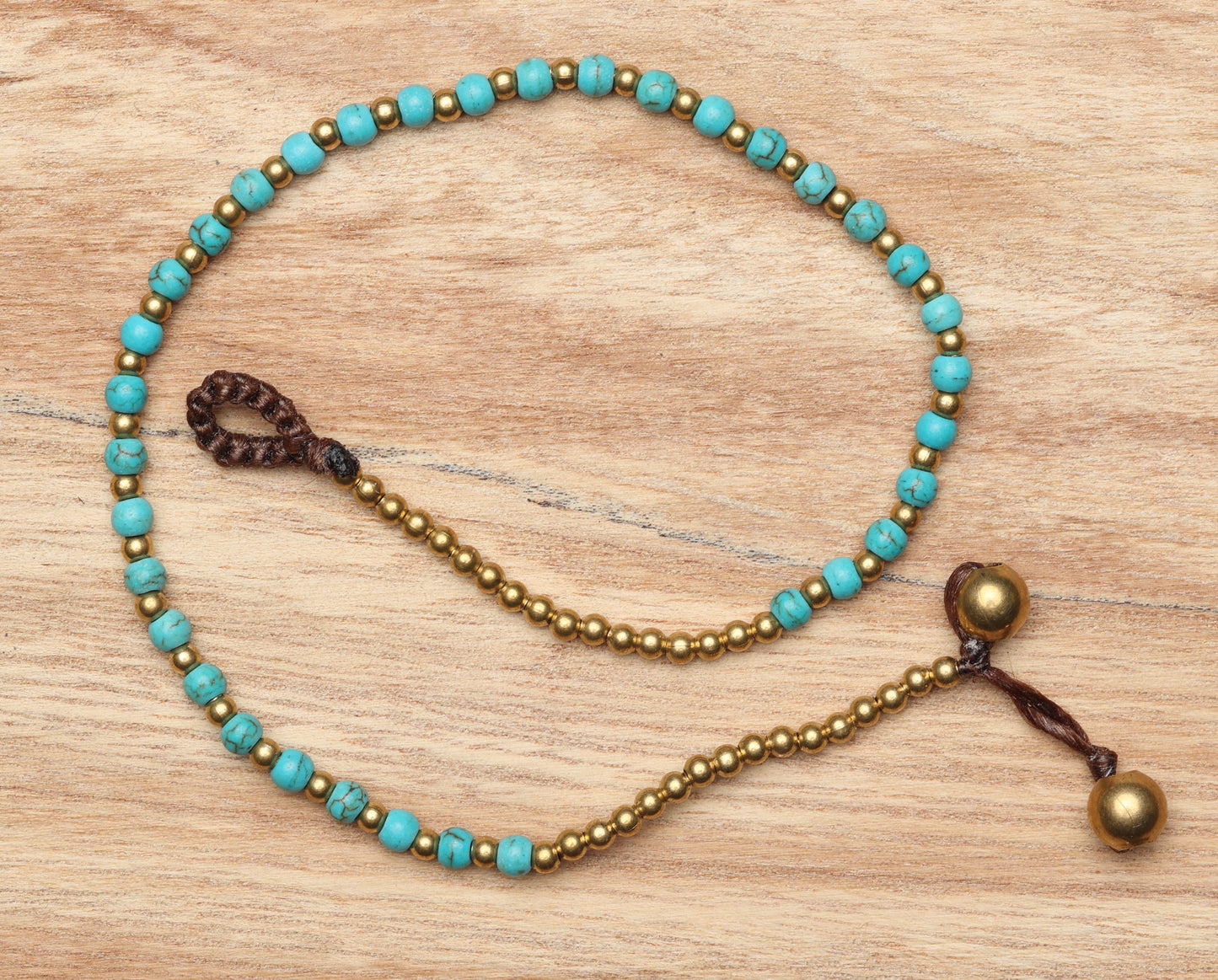 Turquoise Pure Crystal Healing Anklet