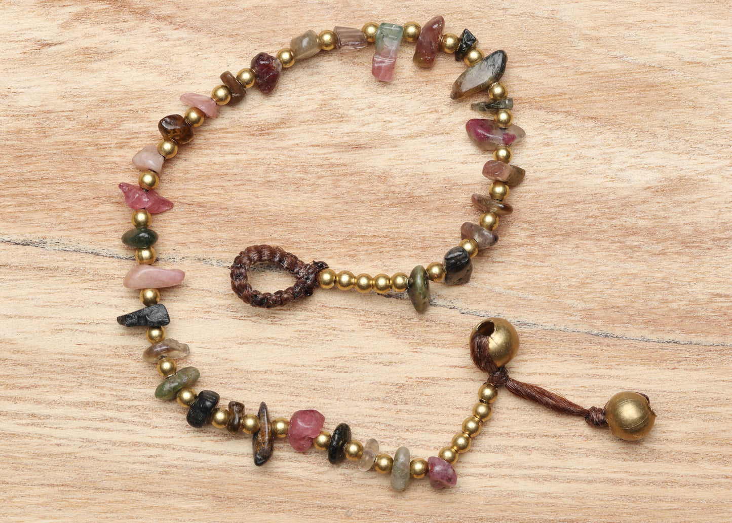 Tourmaline Crystal Healing Bracelet - Organic