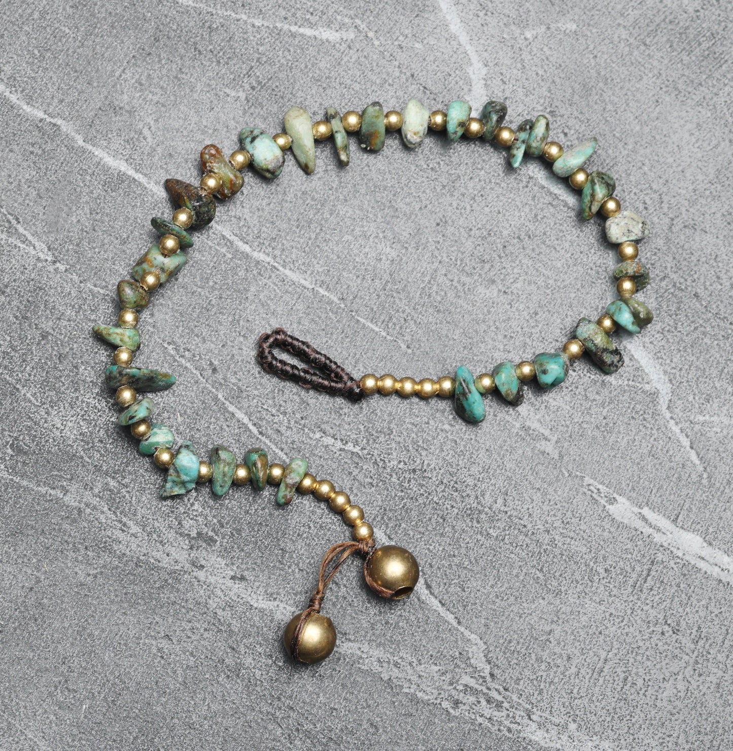Crystal Healing Bracelet - Transition - African Turquoise - Organic