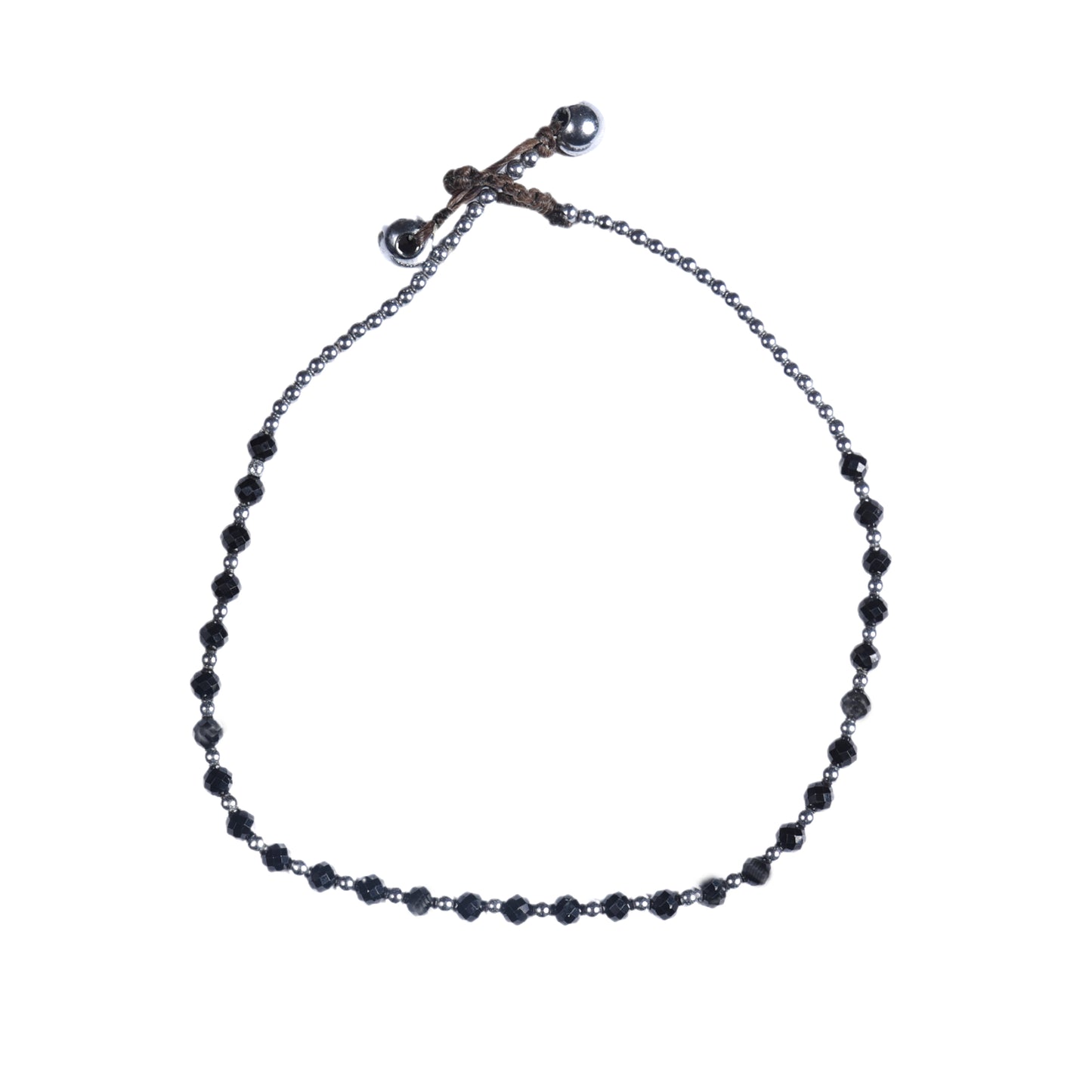 Crystal Healing Anklet - Inspiration - Black Spinel - Hematite - Pure