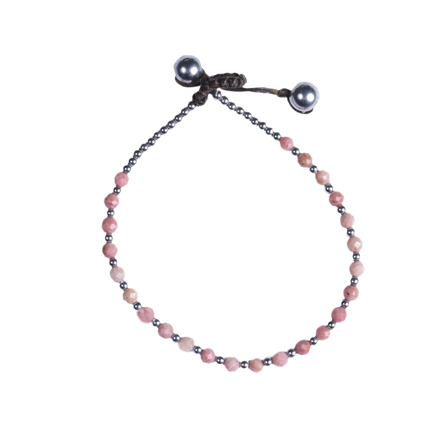 Crystal Healing Anklet - Friendship - Pink Tourmaline - Hematite - Pure