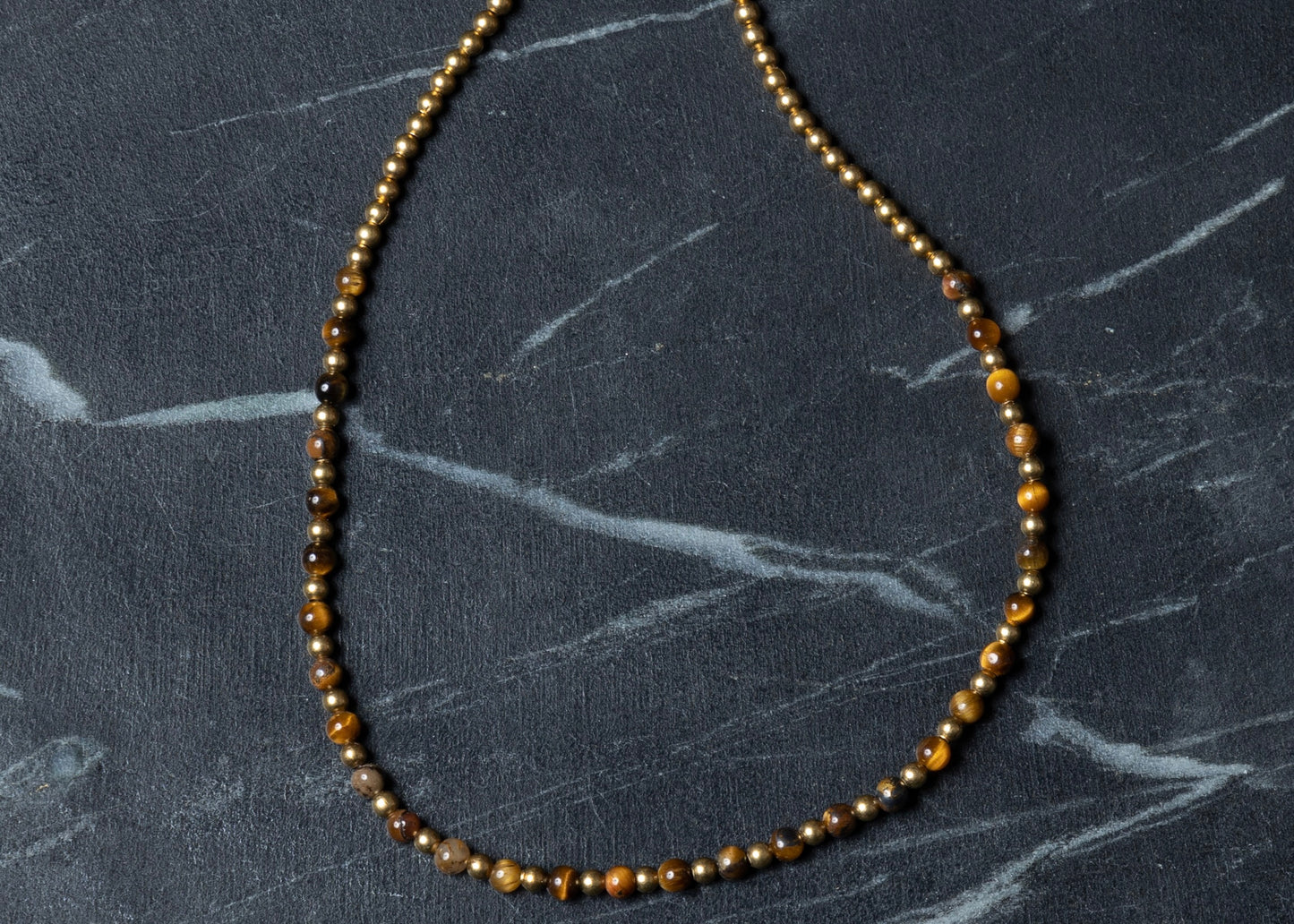 Tigers Eye Pure Crystal Anklet