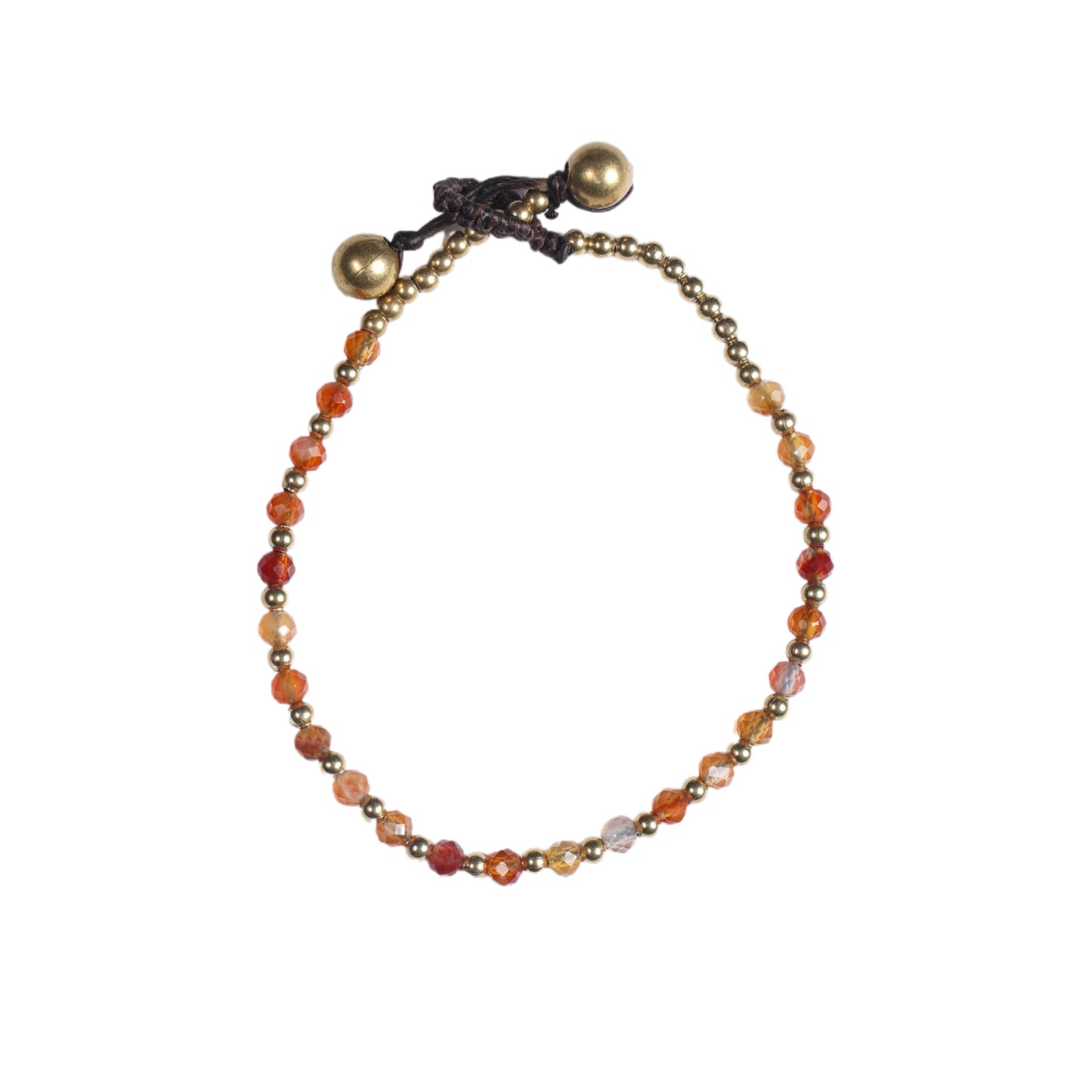 Menopause Relief - Exhaustion - Carnelian - Brass