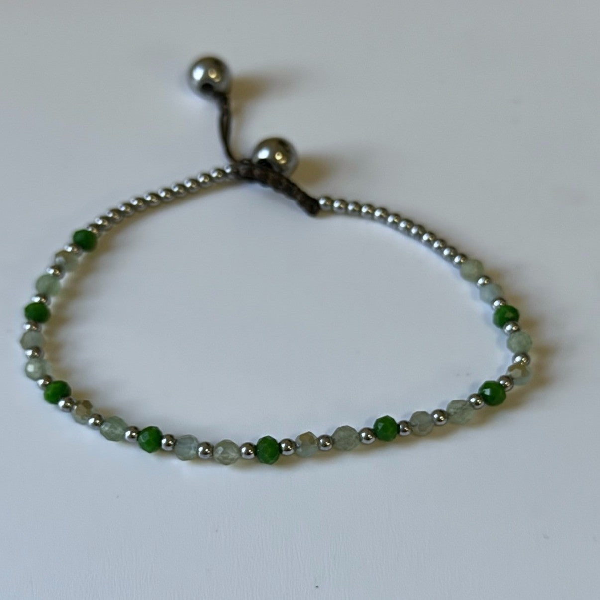 Crystal Healing Bracelet - Energy - Aventurine & Haematite
