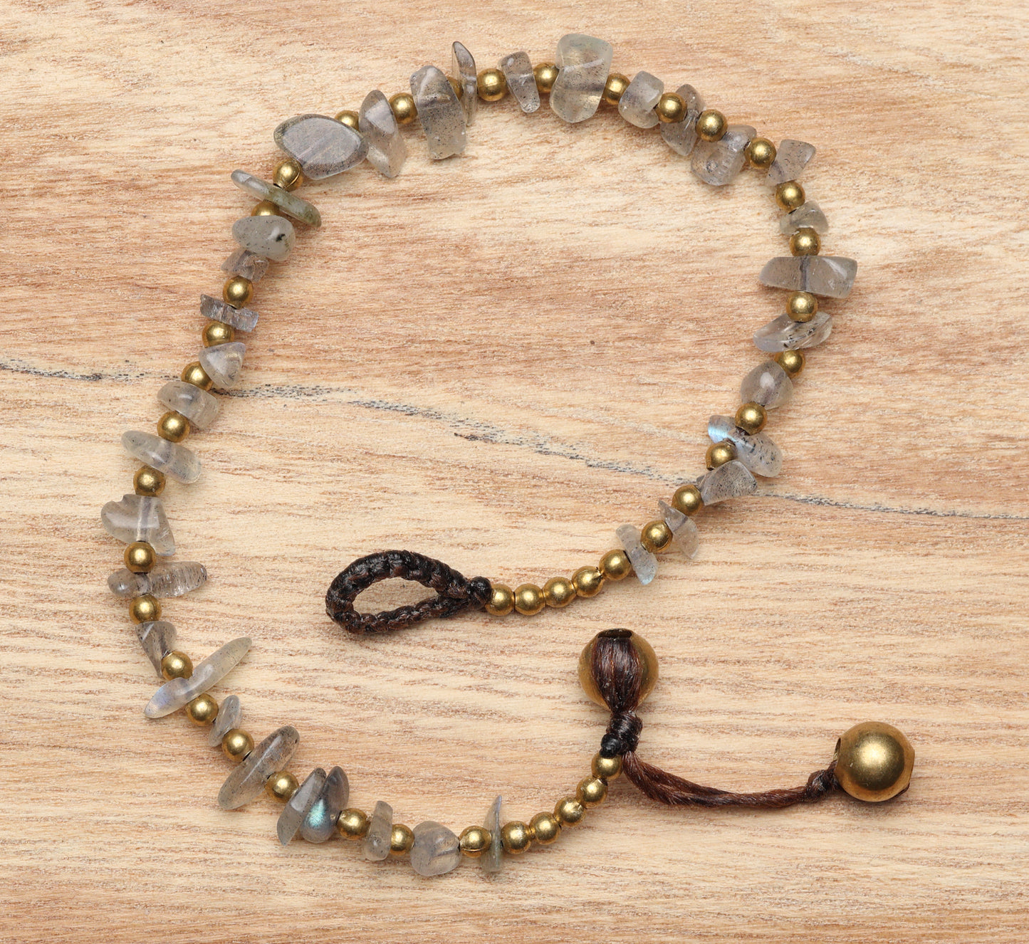 Labradorite Crystal Healing Bracelet- Organic