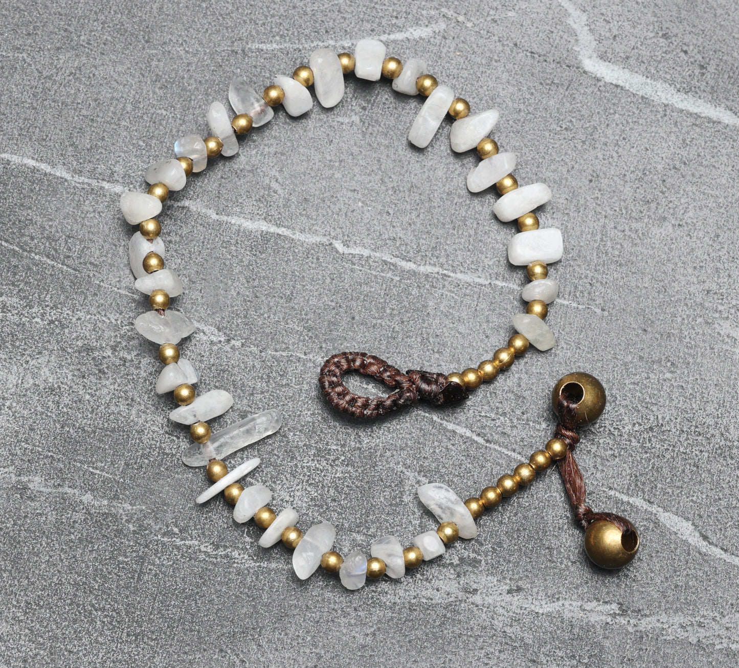 Moonstone Crystal Healing Bracelet- Organic