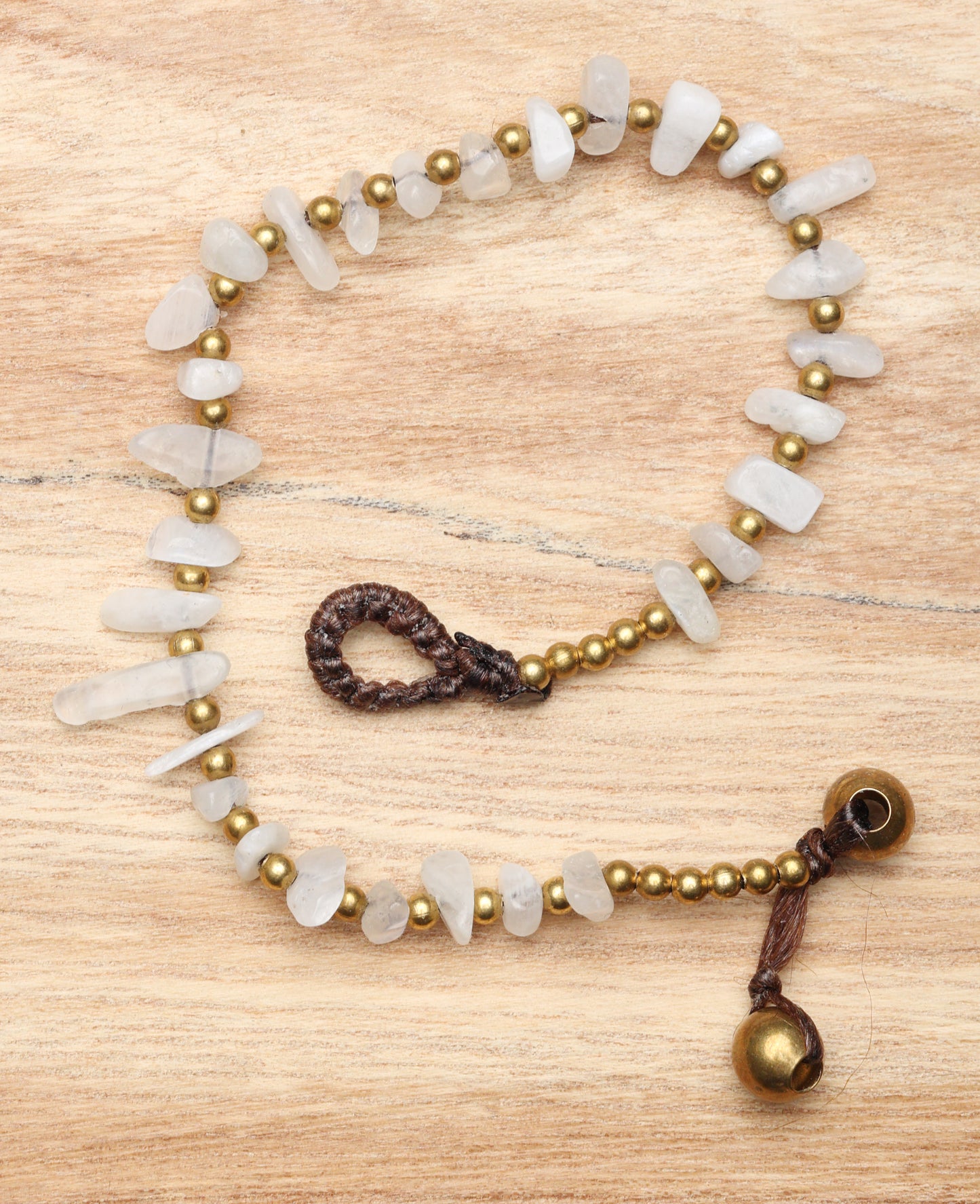 Crystal Healing Bracelet- Moonstone - Organic