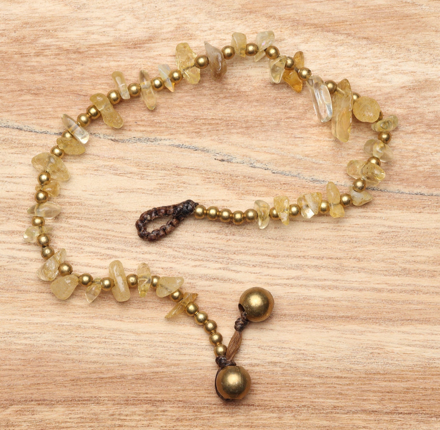 Crystal Healing Bracelet - Positivity - Peridot - Organic