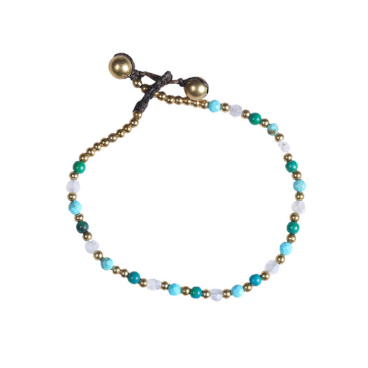 Crystal Healing Bracelet- Luck - Turquoise