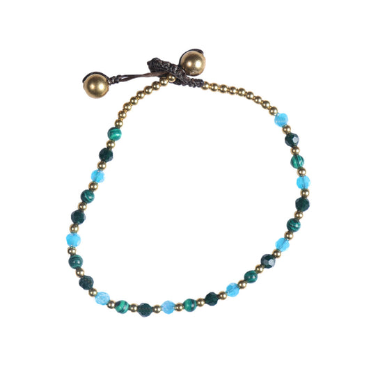 Crystal Healing Bracelet - Protection - Malachite