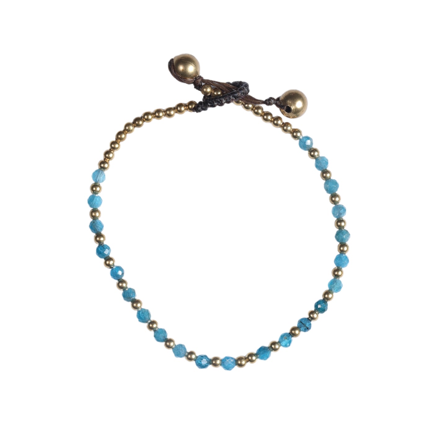 Menopause Relief - Weight Fluctuations - Blue Apatite - Brass