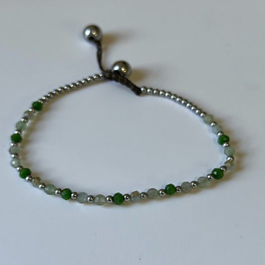 Crystal Healing Bracelet - Energy - Aventurine & Haematite