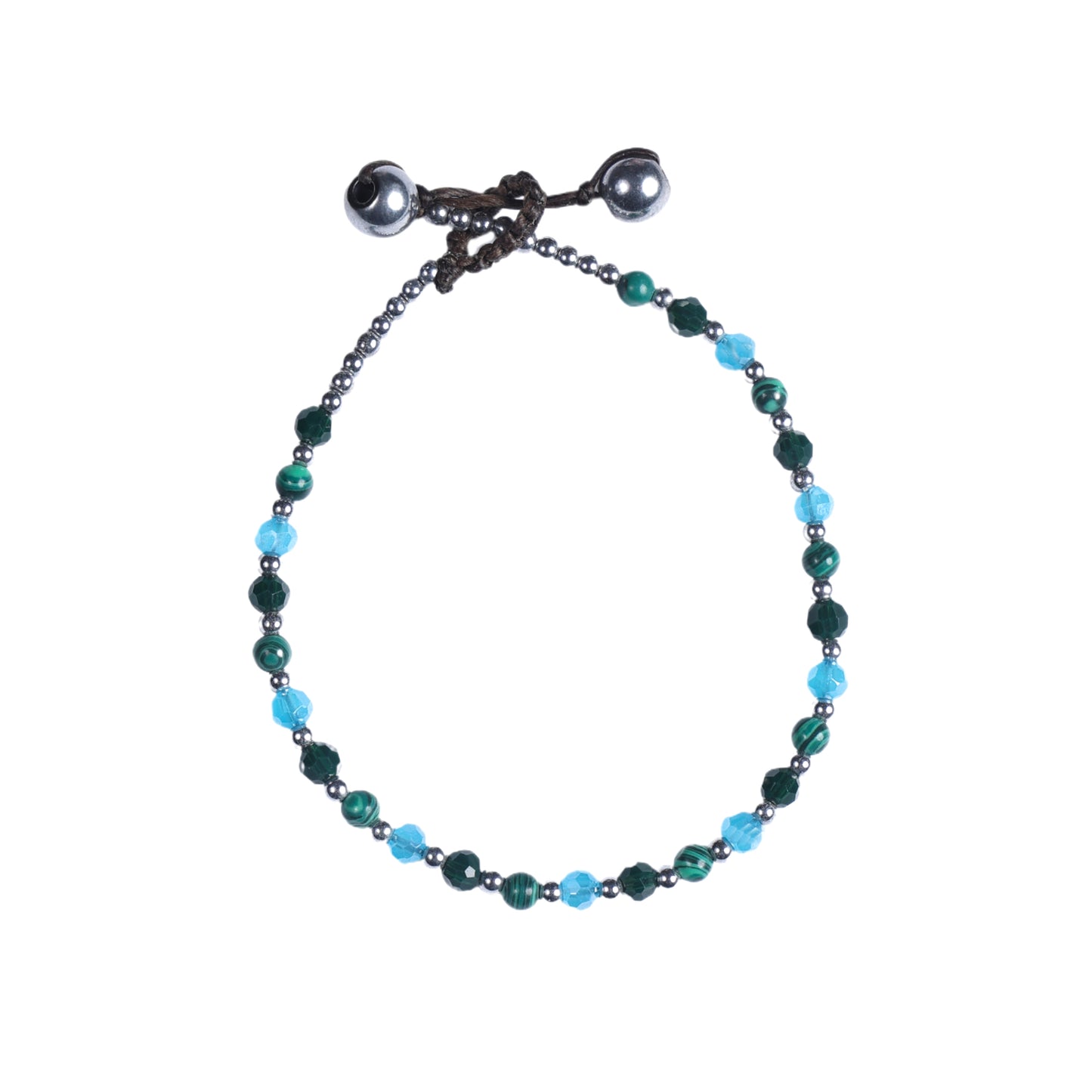 Crystal Healing Bracelet - Protection - Malachite & Hematite