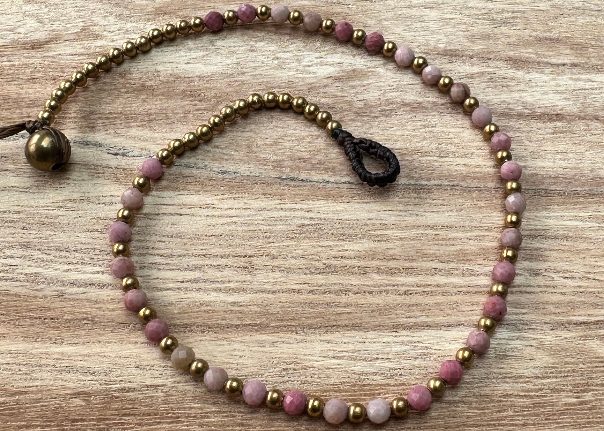 Pink Tourmaline Pure Crystal Anklet – Rigtig Designs